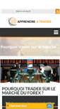 Mobile Screenshot of je-veux-apprendre-a-trader.com